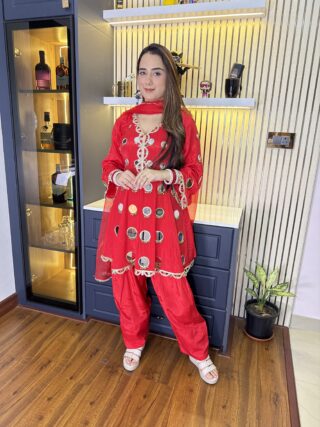 Mirror farshi designer suit “Aaina”