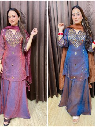 Mirror designer suit ”Haseena”