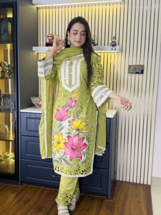 Green crochet “Sidak” set