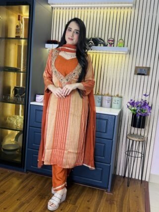 “Regal” rust designer suit